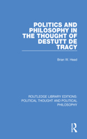 Politics and Philosophy in the Thought of Destutt de Tracy