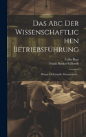 Abc Der Wissenschaftlichen Betriebsführung