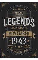 Real Legends were born in November 1943