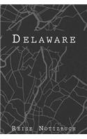 Delaware Reise Notizbuch: 6x9 Reise Journal I Notizbuch mit Checklisten zum Ausfüllen I Perfektes Geschenk für den Trip nach Delaware oder einen Roadtrip in Amerika