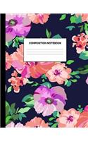 Composition Notebook: Wide Ruled Paper Notebook Journal - Blank Lined Workbook for Teens Kids Students Girls for Home School College for Writing Notes