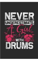 Never Underestimate A Girl With Drums