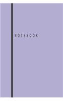 Notebook: Classic Purple Blank Lined Journal Notebook (6 x9 inches) - 110 Pages(43 Classic)
