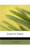 Scritti Varii