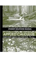 Student Solutions Manual to accompany Applied Calculus