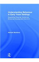 Understanding Behaviour in Early Years Settings