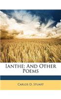 Ianthe: And Other Poems
