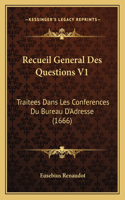 Recueil General Des Questions V1