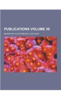 Publications Volume 30: (English)