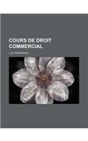 Cours de Droit Commercial