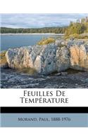 Feuilles de Température