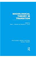 Sociological Theory in Transition (RLE Social Theory)