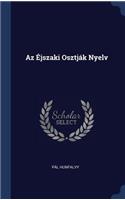 Az Éjszaki Osztják Nyelv
