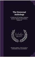 The Universal Anthology: A Collection of the Best Literature, Ancient, Mediaeval and Modern, Volume 27