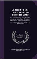 A Report To The Committee For Men Blinded In Battle