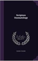 Scripture Onomatology