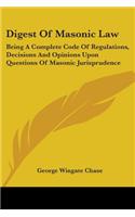 Digest Of Masonic Law
