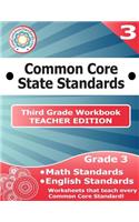 Third Grade Common Core Workbook - Teacher Edition