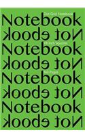 Dot Grid Notebook 1/8 Inch Squares 160 pages: Notebook Not Ebook with green cover, 7"x10" 1/8 inch dot grid graph paper, perfect bound, ideal for structuring sketches
