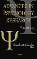 Advances in Psychology Research