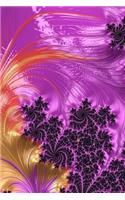 Purple Feathers Notebook