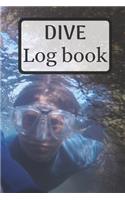 Dive journal - Diving log book 6 x 9 inches x 120 pages - Diver logbook scuba diving log book for Beginner, intermediate and experienced Diver