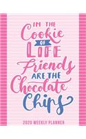 2020 Friendship Weekly Planner dated with to do notes: Appreciation dated calendar with to do list & monthly friendship quotes
