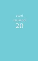 zweitausend 20: Ladyplaner 2020 A5 Blau