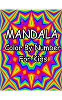 Mandala Color by Number for Kids: Beautiful Color by Number Mandalas