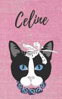 Personalisiertes Notizbuch - Katze Celine