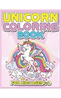 Unicorn Coloring Book for Kids Ages 2-4