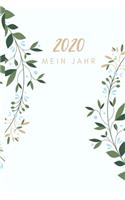 2020 Mein Jahr: A5 Wochenplaner - Tagesplaner, Terminplaner 2020 - Mein Jahr - Januar bis Dezember 2020, modernes Design, Bürobedarf - planen, gestalten und organis