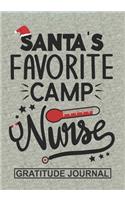Santa's Favorite Camp Nurse - Gratitude Journal