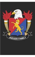Jaeger: Jaeger Coat of Arms and Family Crest Notebook Journal (6 x 9 - 100 pages)
