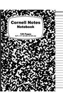 Cornell Notes Notebook: Marble Notebook (2), Note Taking Composition Notebook For Writing,8.5" x 11", 120 Page, Durable Matte Cover- [School Notebooks]