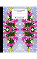 Unruled Composition Notebook. 8 X 10. 120 Pages. Winter and Christmas Time
