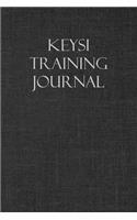 Keysi Training Journal: Notebook and Workout Diary: For Training Session Notes