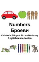 English-Macedonian Numbers Children's Bilingual Picture Dictionary: (Freebilingualbooks.com)