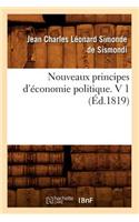 Nouveaux Principes d'Économie Politique. V 1 (Éd.1819)