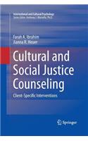 Cultural and Social Justice Counseling