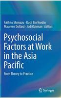 Psychosocial Factors at Work in the Asia Pacific