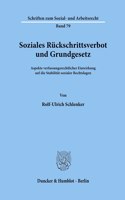 Soziales Ruckschrittsverbot Und Grundgesetz