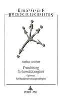 Franchising Fuer Investitionsgueter