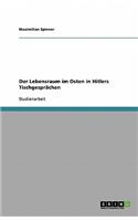 Der Lebensraum im Osten in Hitlers Tischgesprächen