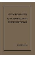 Quantitative Analyse Durch Elektrolyse