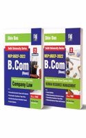 Shivdas BCom Hons Semester 2 Company Law Human Resource Management (Pack of 2) Solved 10 years PYQs based on NEP UGCF 2022