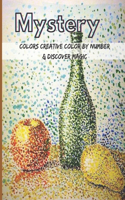 Mystery colors creative color by number & discover magic: Color by Number Adult, Teens Coloring Book with Fun, Easy, and Relaxing Country Scenes, Animals, Mystery Magic Adult Color By Number Coloring Books