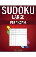 Sudoku Large per Anziani: 250 Sudoku Facili da Risolvere per Anziani con Istruzioni e Soluzioni - Large