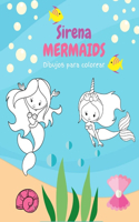 Dibujos para colorear Sirena