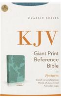Giant Print Reference Bible-KJV-Classic: King James Version, Turquoise Leathersoft, Giant Print Reference Bible(Classic)